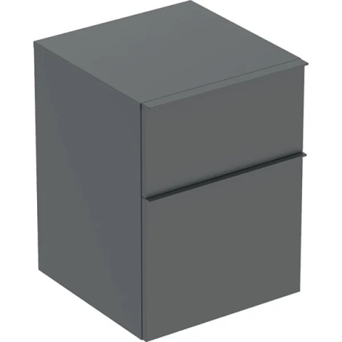 GEBERIT iCon Boczna szafka, z dwoma szufladami, szerokość 45 cm, lava
