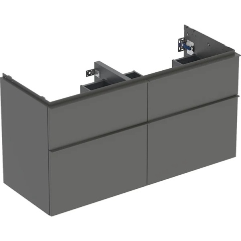 GEBERIT iCon Szafka pod umywalkę podwójną 120 cm, z czterem szufladami, lava