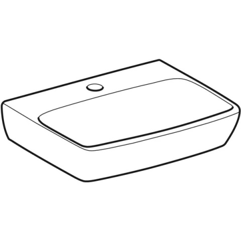 GEBERIT SELNOVA SQUARE Umywalka mała 45 cm