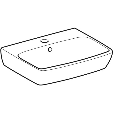 GEBERIT SELNOVA SQUARE Umywalka mała 45 cm
