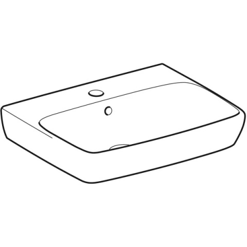 GEBERIT SELNOVA SQUARE Umywalka mała 55 cm