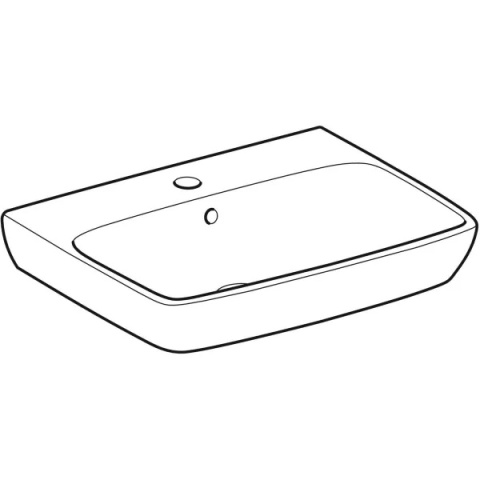 GEBERIT SELNOVA SQUARE Umywalka mała 60 cm