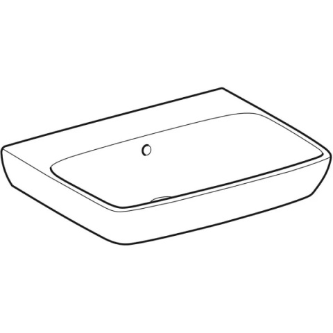 GEBERIT SELNOVA SQUARE Umywalka mała 60 cm