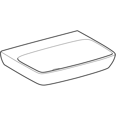 GEBERIT SELNOVA SQUARE Umywalka mała 60 cm