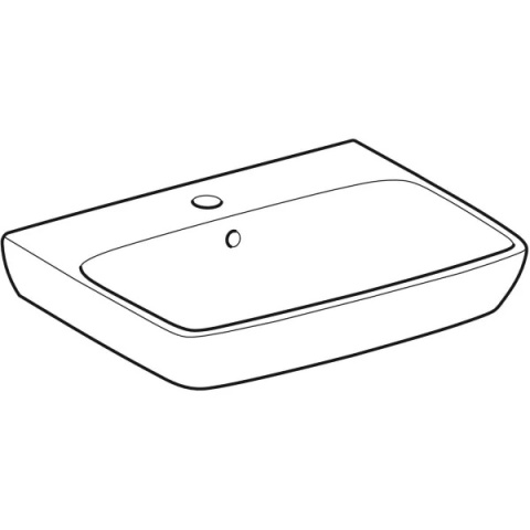 GEBERIT SELNOVA SQUARE Umywalka mała 65 cm