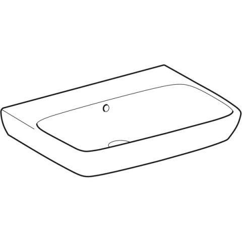 GEBERIT SELNOVA SQUARE Umywalka mała 65 cm