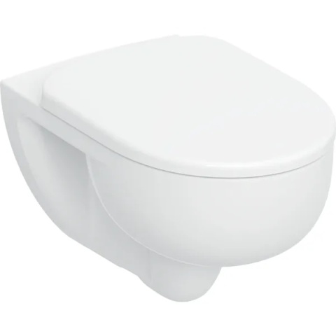 GEBERIT SELNOVA Zestaw wiszącej miski WC, lejowa, TurboFlush, z deską sedesową