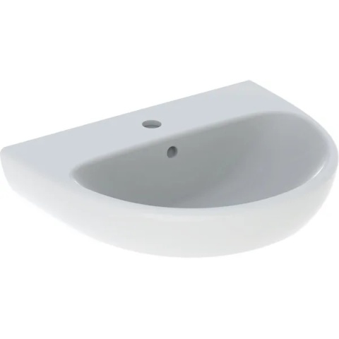 GEBERIT SELNOVA Umywalka 55 cm, biały, z otworem na baterię
