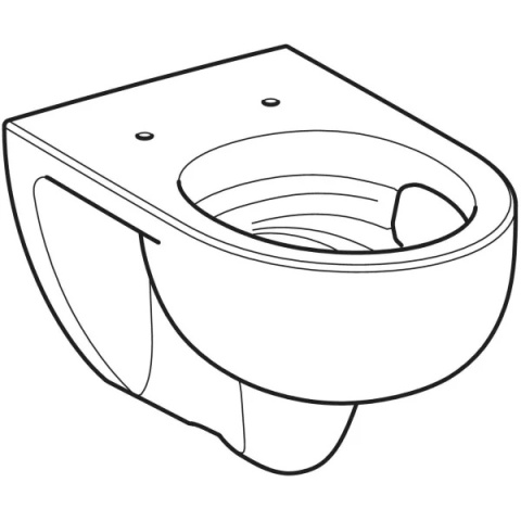 GEBERIT SELNOVA Wisząca miska WC, lejowa, TurboFlush