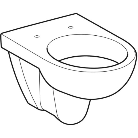GEBERIT SELNOVA Wisząca miska WC, lejowa