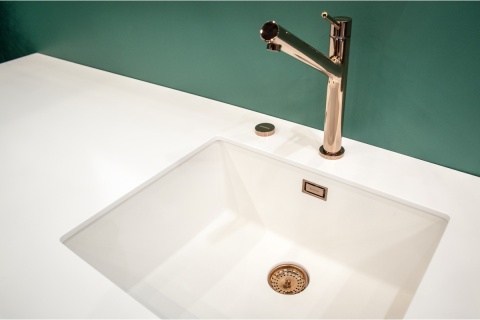 SCHOCK zlewozmywak GREENWICH N-100L Bronze CRISTADUR - linia Studio