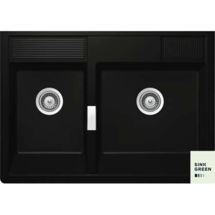 SCHOCK zlewozmywak KALLIO M-175 Night CRISTADUR - linia Studio
