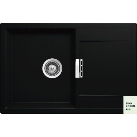 SCHOCK zlewozmywak MONO D-100 Night CRISTADUR - linia Studio