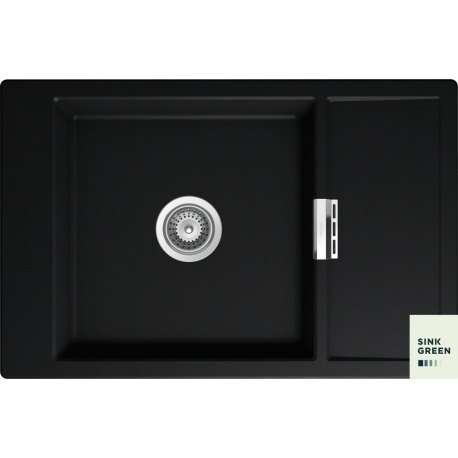 SCHOCK zlewozmywak MONO D-100XS Night CRISTADUR - linia Studio