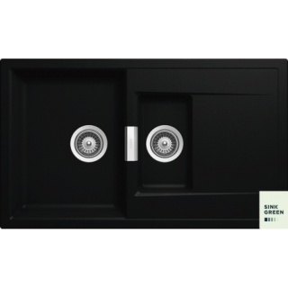 SCHOCK zlewozmywak MONO D-150 Night CRISTADUR