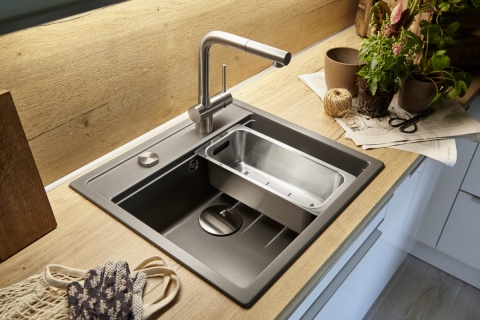 SCHOCK zlewozmywak MONO N-100 Berry CRISTADUR