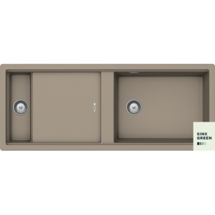 SCHOCK zlewozmywak PREPSTATION D-150 U Twilight CRISTADUR - linia Studio