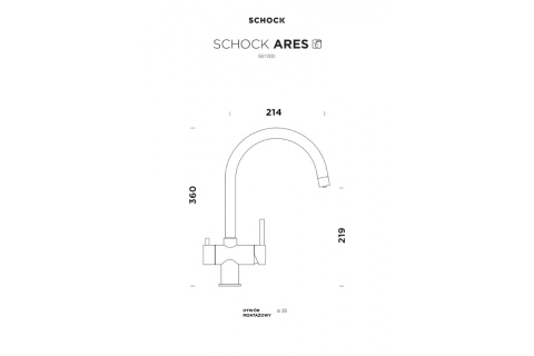 SCHOCK bateria kuchenna ARES 561027 Puro