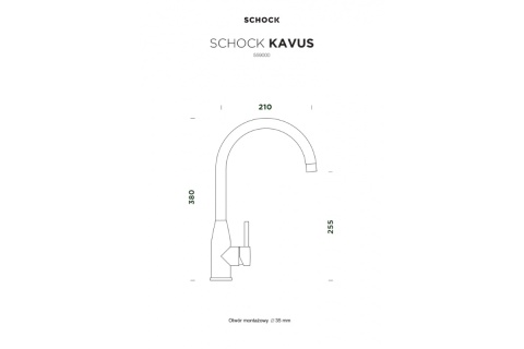 SCHOCK bateria kuchenna KAVUS 559027 PURO - LINIA STUDIO