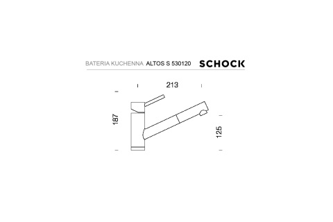SCHOCK bateria kuchenna stal nierdzewna