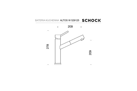 SCHOCK bateria kuchenna stal nierdzewna