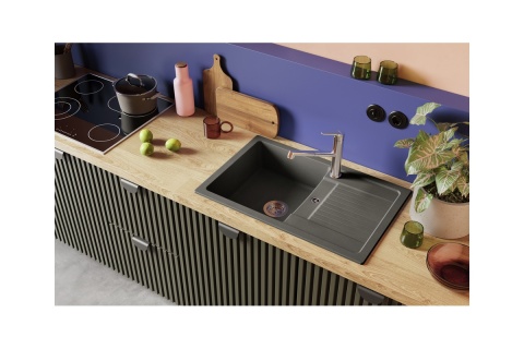 SCHOCK zlewozmywak Lima D-100S Vanilla CRISTALITE