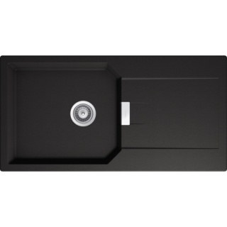 SCHOCK zlewozmywak MANHATTAN D-100L Nero CRISTALITE