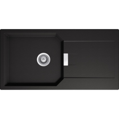 SCHOCK zlewozmywak MANHATTAN D-100L Nero CRISTALITE