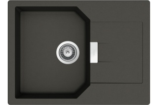 SCHOCK zlewozmywak MANHATTAN D-100S Asphalt CRISTALITE