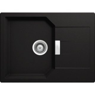 SCHOCK zlewozmywak MANHATTAN D-100S Nero CRISTALITE