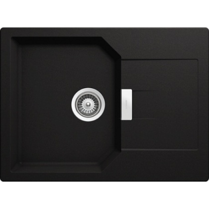 SCHOCK zlewozmywak MANHATTAN D-100S Nero CRISTALITE