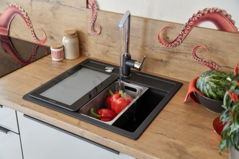 SCHOCK zlewozmywak NEMO N-100 Asphalt CRISTALITE