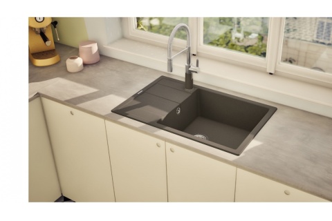SCHOCK zlewozmywak RONDA D-100XL Croma CRISTALITE