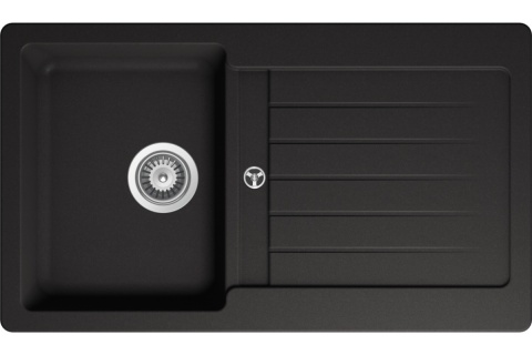 SCHOCK zlewozmywak TYPOS D-100 Nero CRISTALITE