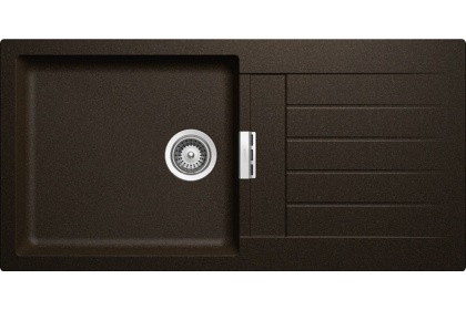 SCHOCK zlewozmywak SIGNUS D-100L Bronze CRISTADUR