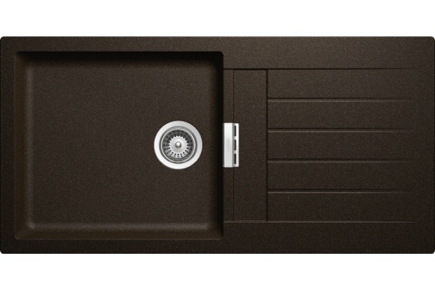 SCHOCK zlewozmywak SIGNUS D-100L Bronze CRISTADUR