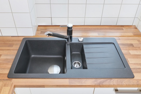 SCHOCK zlewozmywak TYPOS D-150S Nero CRISTALITE