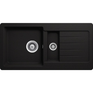 SCHOCK zlewozmywak TYPOS D-150S Nero CRISTALITE