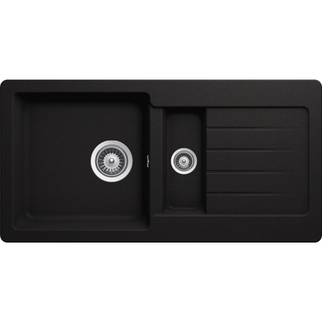 SCHOCK zlewozmywak TYPOS D-150S Nero CRISTALITE