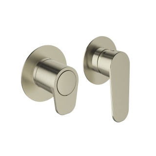 Ramon Soler Bateria prysznicowa podtynkowa, szczotkowana stal, ALEXIA 3-wyjściowa