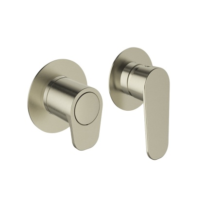 Ramon Soler Bateria prysznicowa podtynkowa, szczotkowana stal, ALEXIA 3-wyjściowa