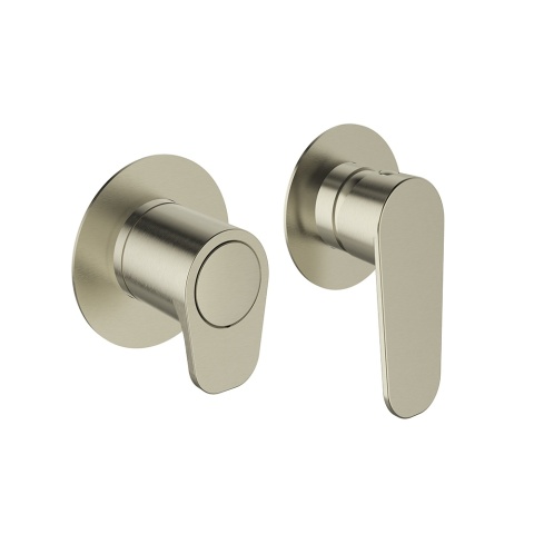 Ramon Soler Bateria prysznicowa podtynkowa, szczotkowana stal, ALEXIA 3-wyjściowa