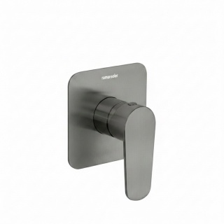 Ramon Soler Bateria prysznicowa podtynkowa, grafit, ALEXIA 1-wyjściowa