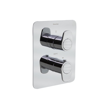 Ramon Soler Bateria prysznicowa termostatyczna podtynkowa, chrom, ALEXIA 2-wyjściowa