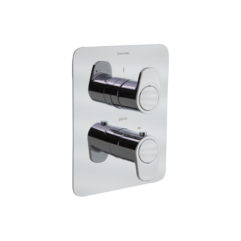 Ramon Soler Bateria prysznicowa termostatyczna podtynkowa, chrom, ALEXIA 2-wyjściowa