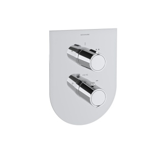 Ramon Soler Bateria prysznicowa termostatyczna podtynkowa, chrom, TZAR 2-wyjściowa