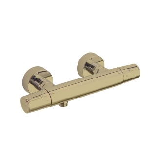 Ramon Soler Bateria prysznicowa termostatyczna, szczotkowane złoto, TZAR