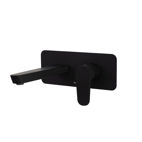 Ramon Soler Bateria umywalkowa ścienna, czarny mat, ALEXIA