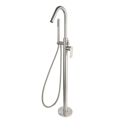 Ramon Soler Wolnostojąca bateria wannowa z zestawem prysznicowym, chrom, ALEXIA