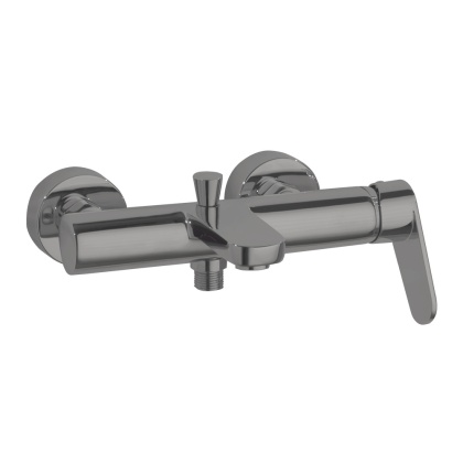 Ramon Soler Bateria wannowo-prysznicowa, szczotkowana stal, ALEXIA